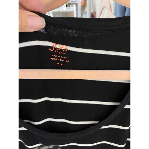 Joe Fresh Striped Tee Sz Med - Picture 2 of 2